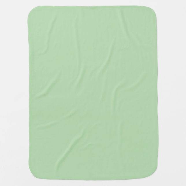 Modern Monogram Script Repeat Name Pattern Infant Baby Blanket (Front)