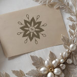 Modern Monogram Snowflake Winter Christmas Initial Rubber Stamp<br><div class="desc">Modern Monogram Snowflake Winter Christmas Initial Rubber Stamps. Add a touch of elegance to your mailings with our Chic Christmas Rubber Stamps, featuring a charming snowflake design, perfect for personalizing cards and envelopes during this festive season. With the Elegant Snowflake Initial Stamps, you can incorporate your initial, creating a unique...</div>