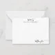 Modern Monogram Stylish Script Custom Note Card | Zazzle