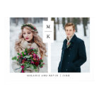 Modern Monogram | Two Photo Grid