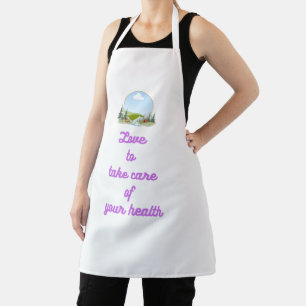 Modern Monogram Women's Cooking Apron