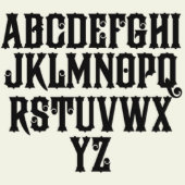 Modern Monogrammed Glencairn Glass (Font)