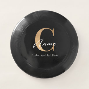 Modern Monogrammed Initial C & Name Personalized Wham-O Frisbee