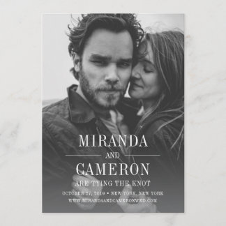 Modern Mood | Photo Save the Date Card