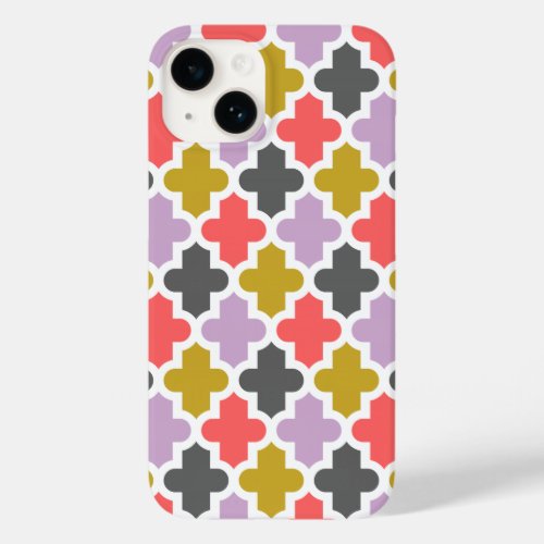 Modern Moroccan Pattern Case_Mate iPhone 14 Case