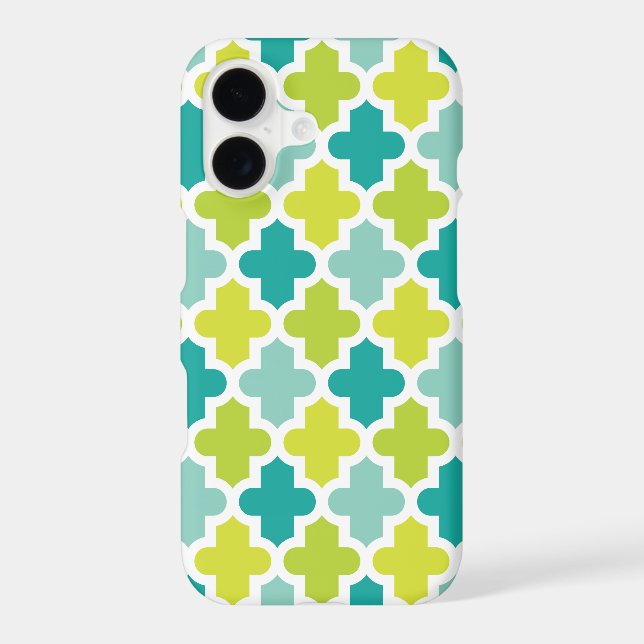Modern Moroccan Pattern Iphone Case (Back)