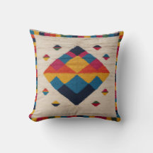 Modern Moroccan White Kilim Pillows: Minimalist Ma