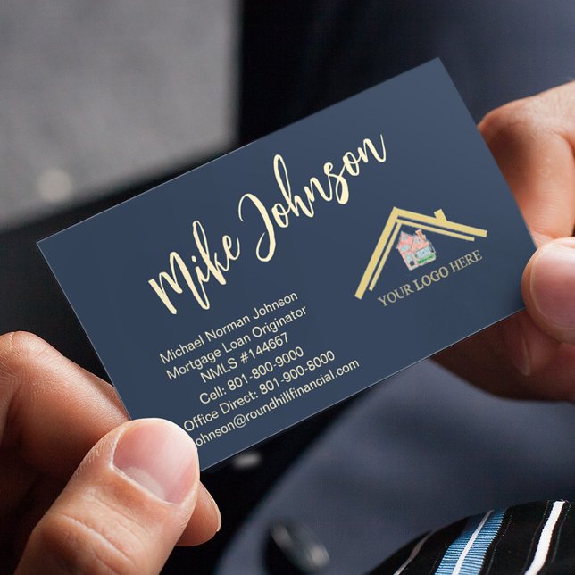 Modern Mortgage Professional Logo QR Code     Business Card (Creator Uploaded)