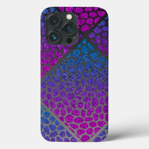 Modern Mosaic Asymmetrical Design iPhone 13 Pro Case