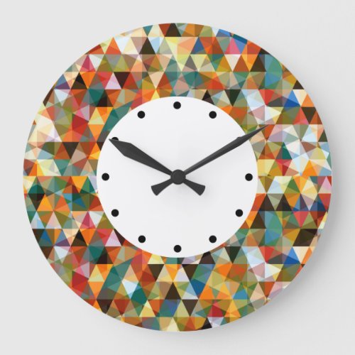 Modern Mosaic Design Large Clock