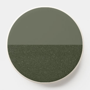 Modern Moss Dual-Tone PopSocket – Customizable
