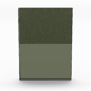 Modern Moss Green Acrylic Award – Customizable