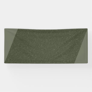 Modern Moss Green Banner – Customizable Design