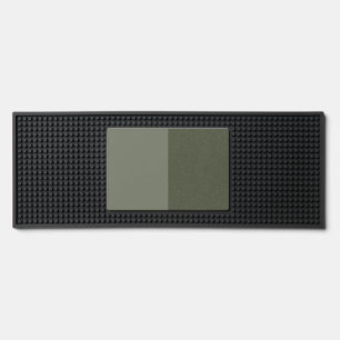 Modern Moss Green Bar Mat – Custom Design