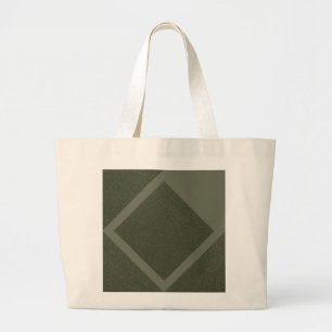 Modern Moss Green Diamond - Tote Bag