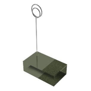 Modern Moss Green Dual-Finish Card Holder (Custom)