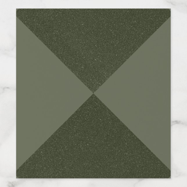 Modern Moss Green Envelope Liner (Design)