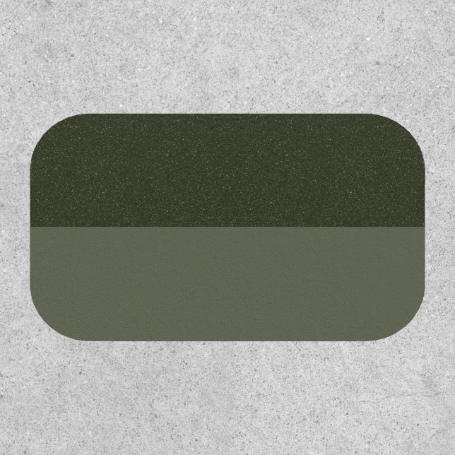 Modern Moss Green Fabric Patch – Customizable (Front)
