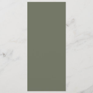 Modern Moss Green Flat Program – Customizable