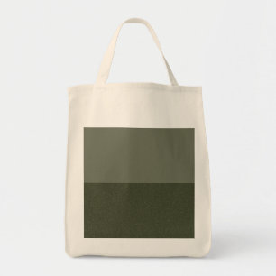 Modern Moss Green Split Design Tote – Customizable Bag