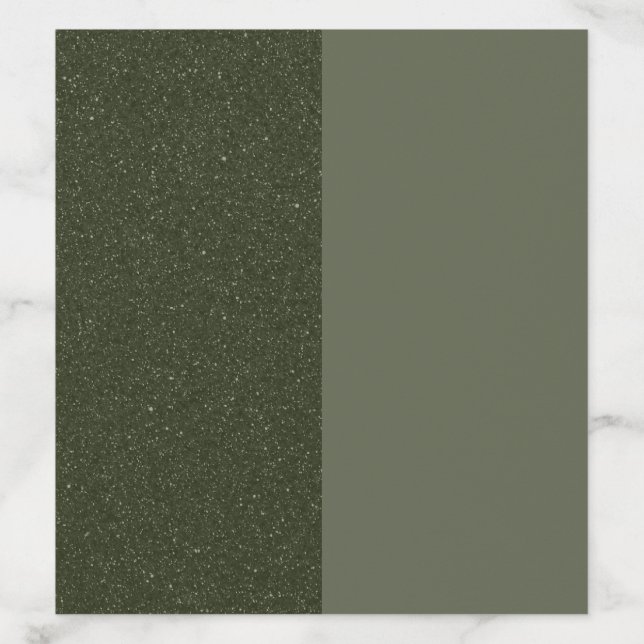 Modern Moss Green Split Envelope Liner (Design)
