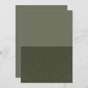 Modern Moss Green Split Glitter Flat Program