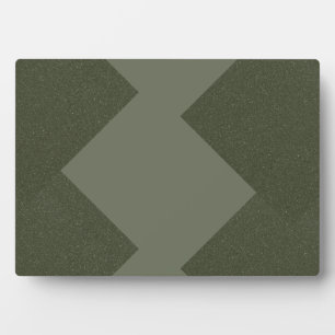 Modern Moss Green Tabletop Plaque with Easel