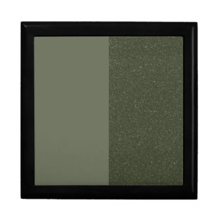 Modern Moss Green Textured Gift Box – Customizable