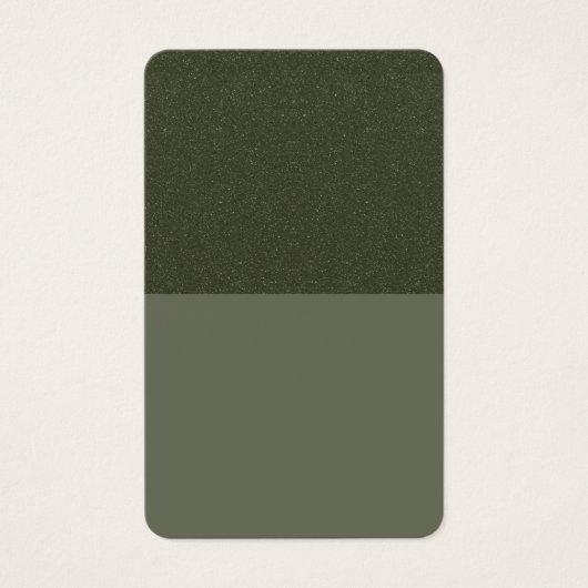 Modern Moss Split Texture Profile Card – Customize (Front)