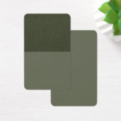 Modern Moss Split Texture Profile Card – Customize (Desk)