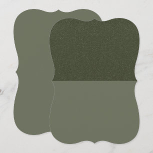 Modern Moss Texture Half-Split Card – Customizable