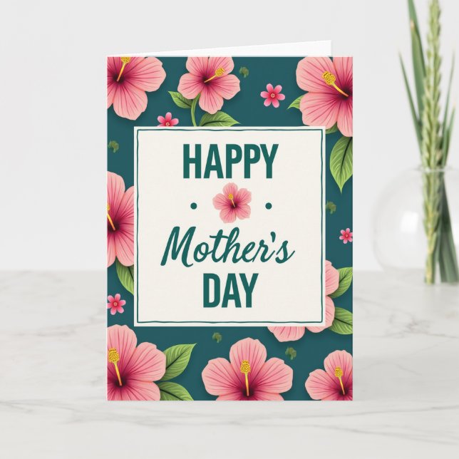 Modern Mother Happy Card (Front)