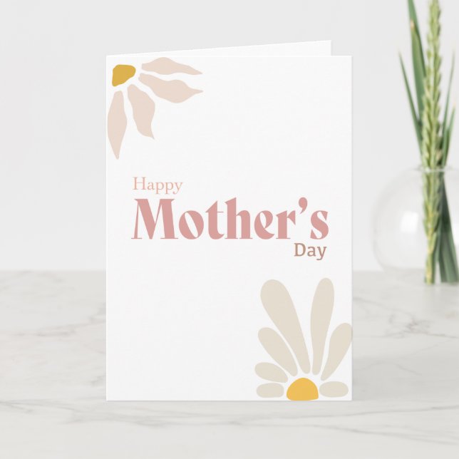 Modern Mother’s Day card (Front)