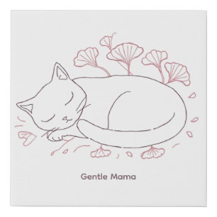 Modern Mother's Day Gift - Canvas Print