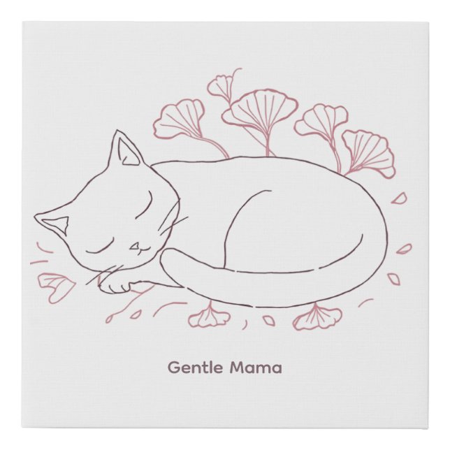 Modern Mother's Day Gift - Canvas Print (Front)