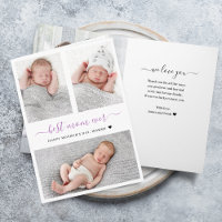 Modern Mother's Day Photo Collage Folded Card
