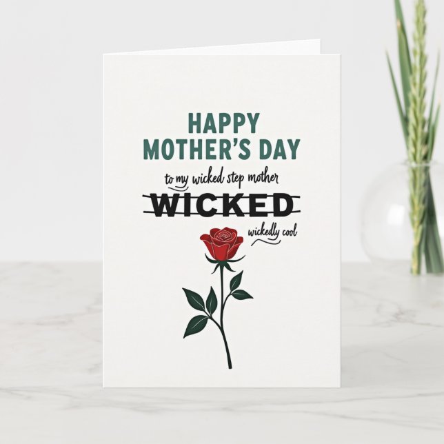 Modern Mothers Love Design Card (Front)