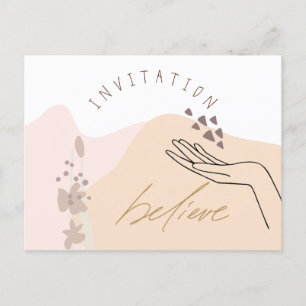 Modern Motivational Event Company Invitation Postcard