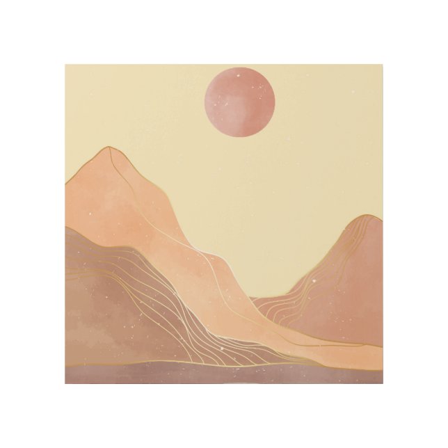 Modern mountain art (Front)