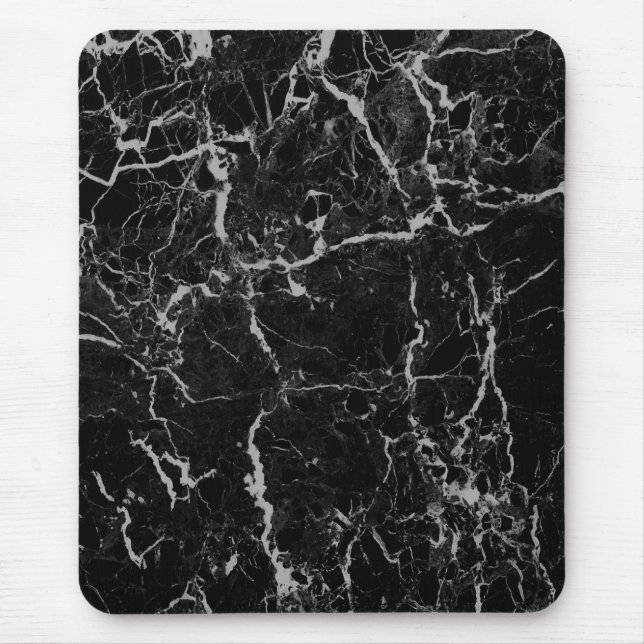 Modern mousepad, black, gray, abstract mouse pad (Front)