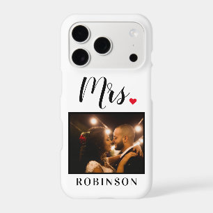 Modern Mrs Photo Monogram iPhone 17 Pro Case