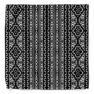 Modern Mud Cloth Boho Design Bandana