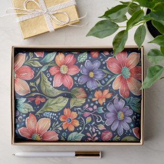 Modern Multi-color Flowers