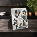 Modern Multi-Photo Collage MOM Gift Plaque<br><div class="desc">Create your own photo plaque using this modern multi-picture photo collage template. Simply upload 4 of your favorite photographs and personalize the text. A wonderful keepsake gift for mom this Mother's Day!</div>