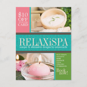 Modern Multi Photo template Business Postcard