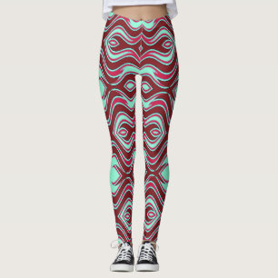 Modern multicolor trendy "Ratti_Creative_Arts" Leggings