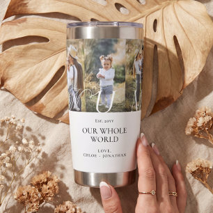 Modern Mum Photo Collage Mothers Day keepsake Gift Insulated Tumbler