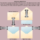 Modern Music Notes Round Name & Return Address