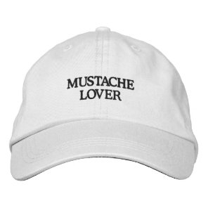 Modern Mustache Lover Taco Baseball Embroidered Baseball Cap