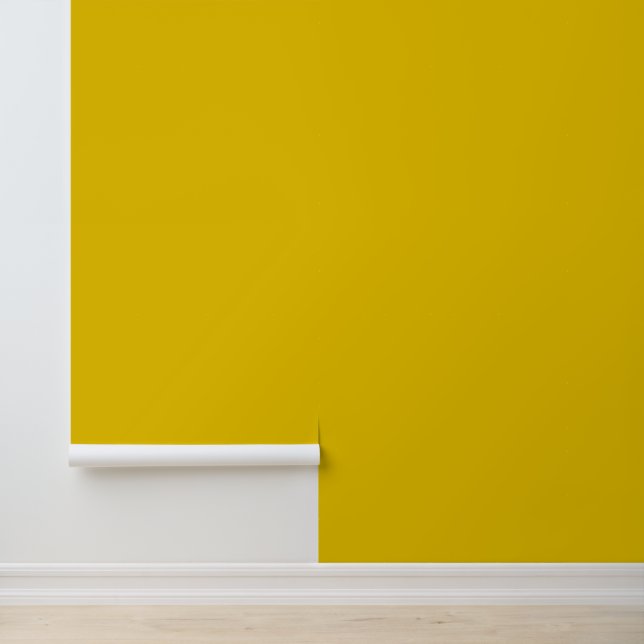Modern mustard yellow plain solid color simple wallpaper  (Application)
